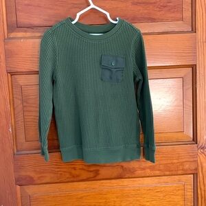 Boys Green Waffle shirt